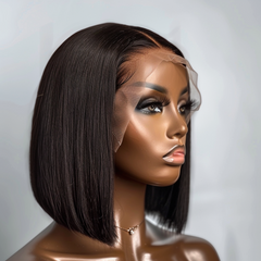 Virgin Hair 13X4 Lace Wig – Straight (Single Drawn)