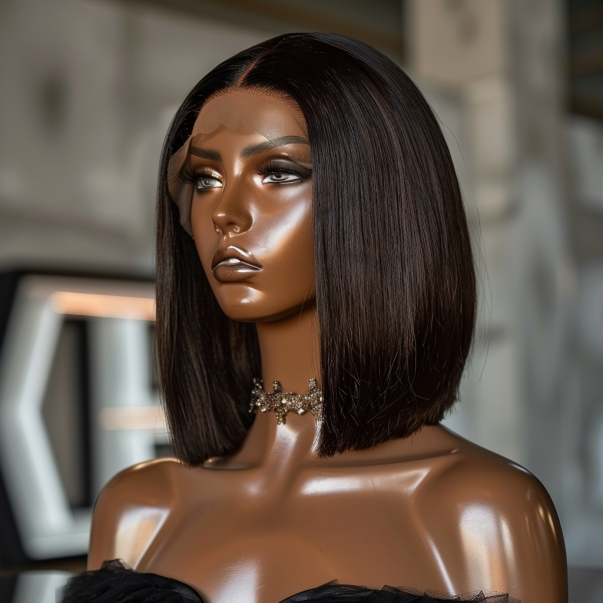 Virgin Hair 5X5 Lace Wig – Straight (Double Drawn)