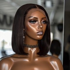 Virgin Hair 13X4 Lace Wig – Straight (Double Drawn)