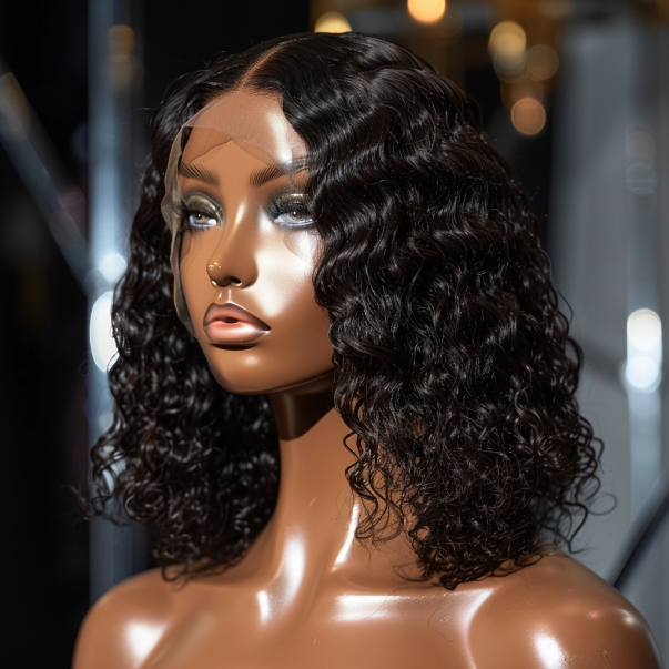 Virgin Hair 5X5 Lace Wig – Curly (Double Drawn)